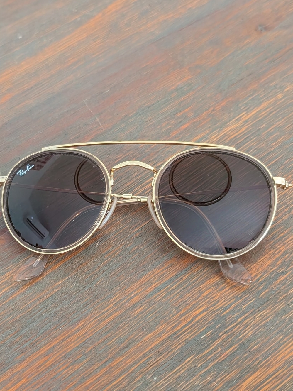 Ray-Ban Junior Gold Frame Sunglasses
